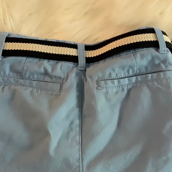 Men's Blue Shorts with Belt - Picture 5 of 5